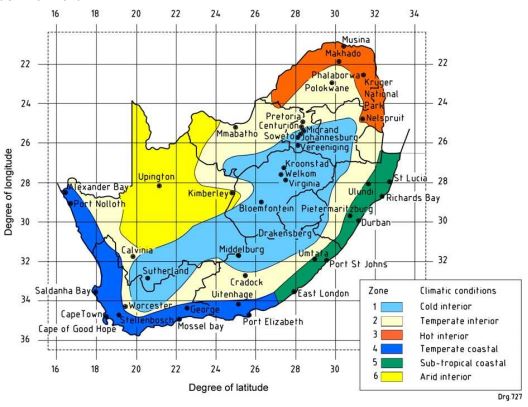 Africa Climate Zones Map Africa Climate Zones Map